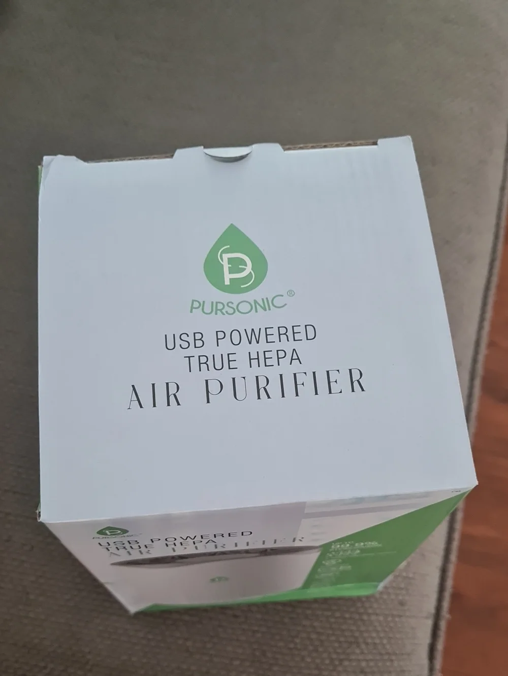 💥3for$15💥Pursonic USB HEPA Air Purifier - Compact Home Accent